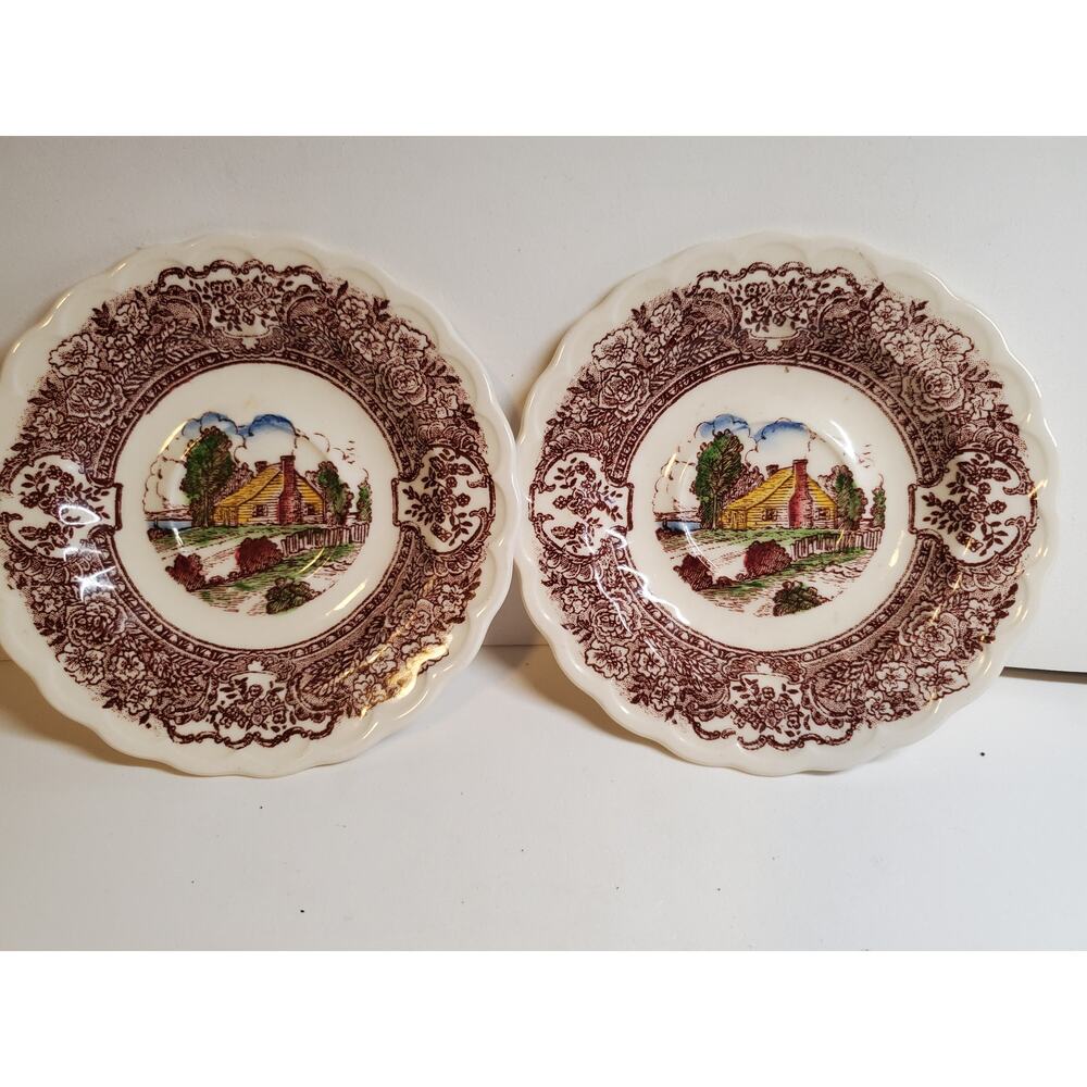 Decorative Plate - Vernon's 1860 - 4.5" - Lot of 2